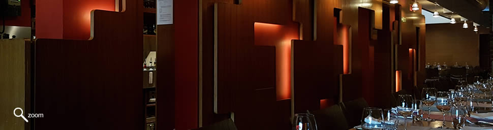 Lighting art restaurants installation of puzzle wall service area