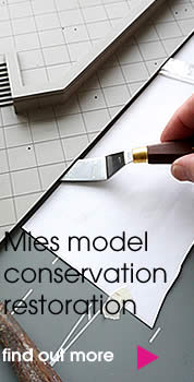 Mies van der Rohe RIBA Architectural Models Conservation and Restoration
