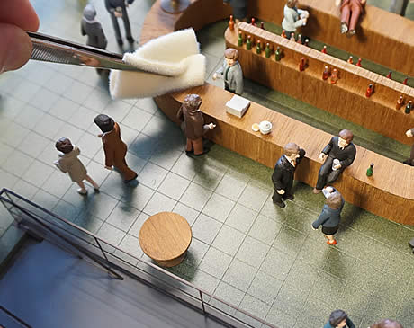 Mies van der Rohe Designed - Mansion House Square Shopping Concourse Model
