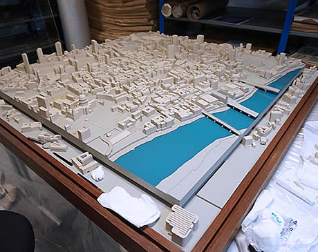 Restoration of City of London Model - Updated in 1985 for the James Stirling No1 Poultry Exhibition