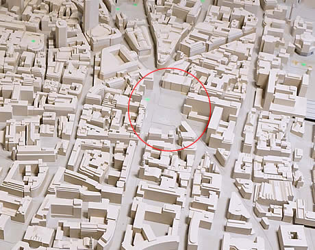 City of London Model; updated & adapted for the James Stirling No 1 Poultry project